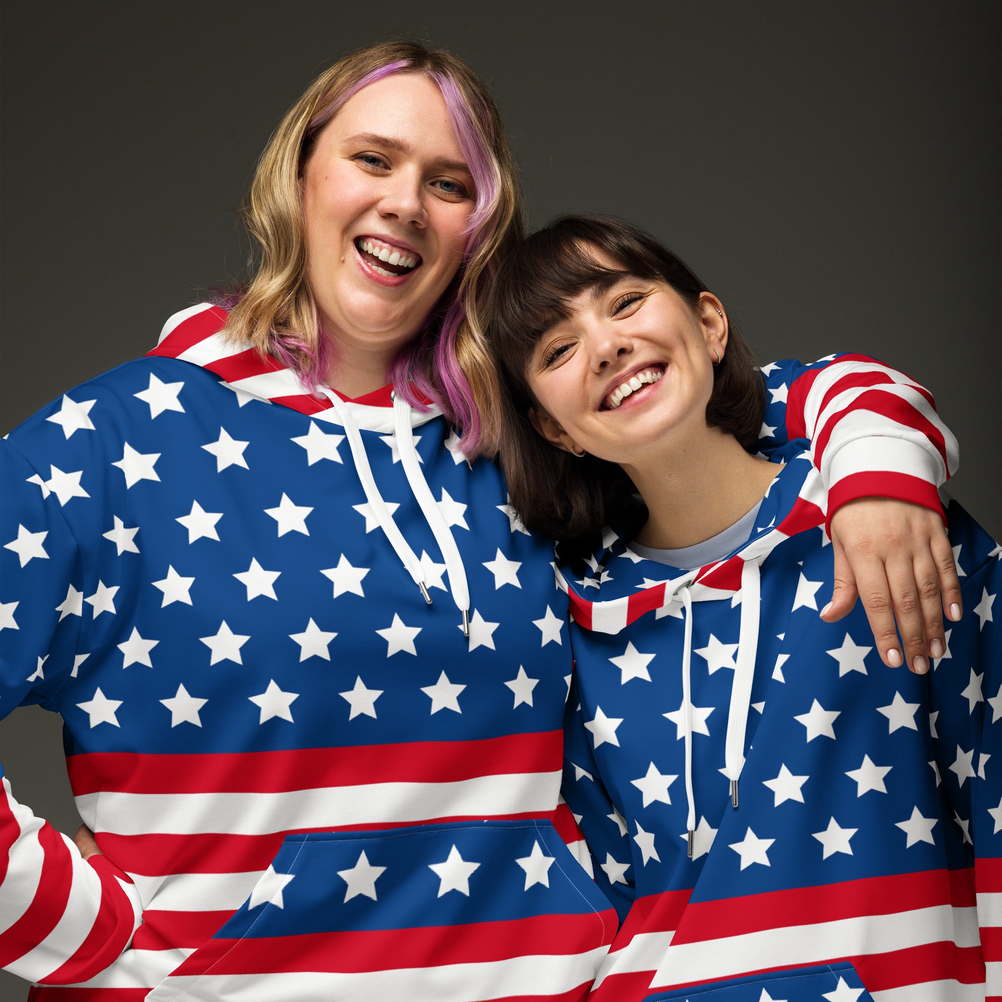 American Flag Olympic Teddy Unisex Hoodie