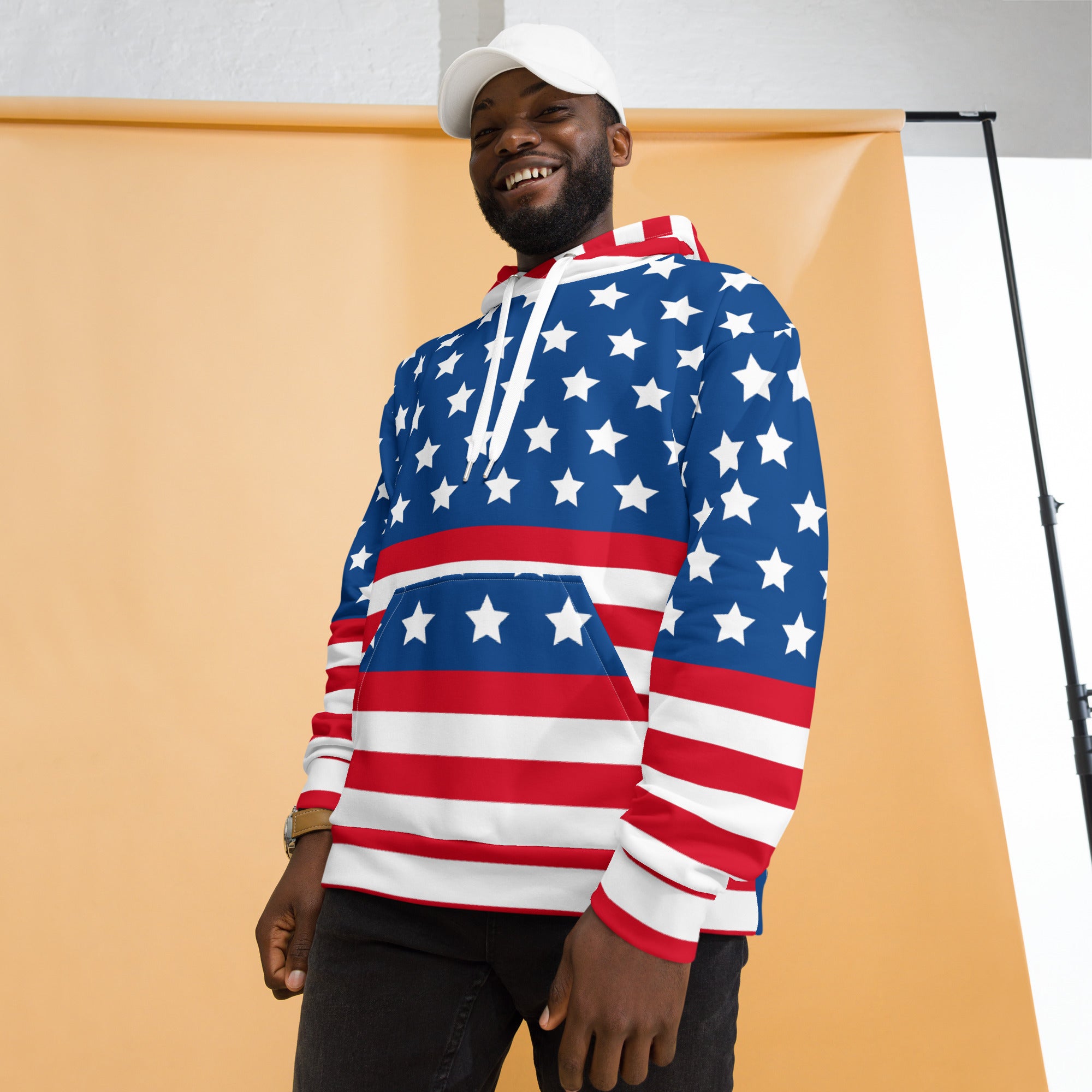 American Flag Olympic Teddy Unisex Hoodie