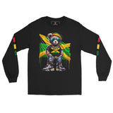 Men’s Long Sleeve Jamaican Flag Graphic Shirt