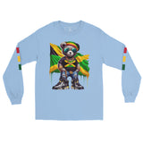 Men’s Long Sleeve Jamaican Flag Graphic Shirt