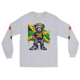 Men’s Long Sleeve Jamaican Flag Graphic Shirt