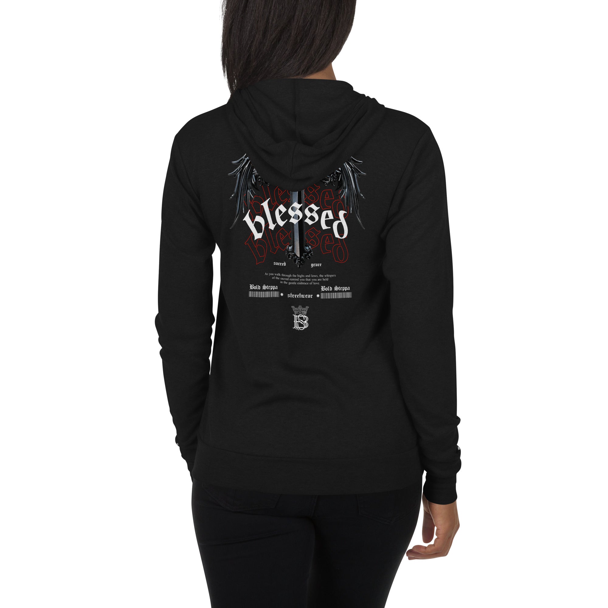 Blessed Unisex zip hoodie