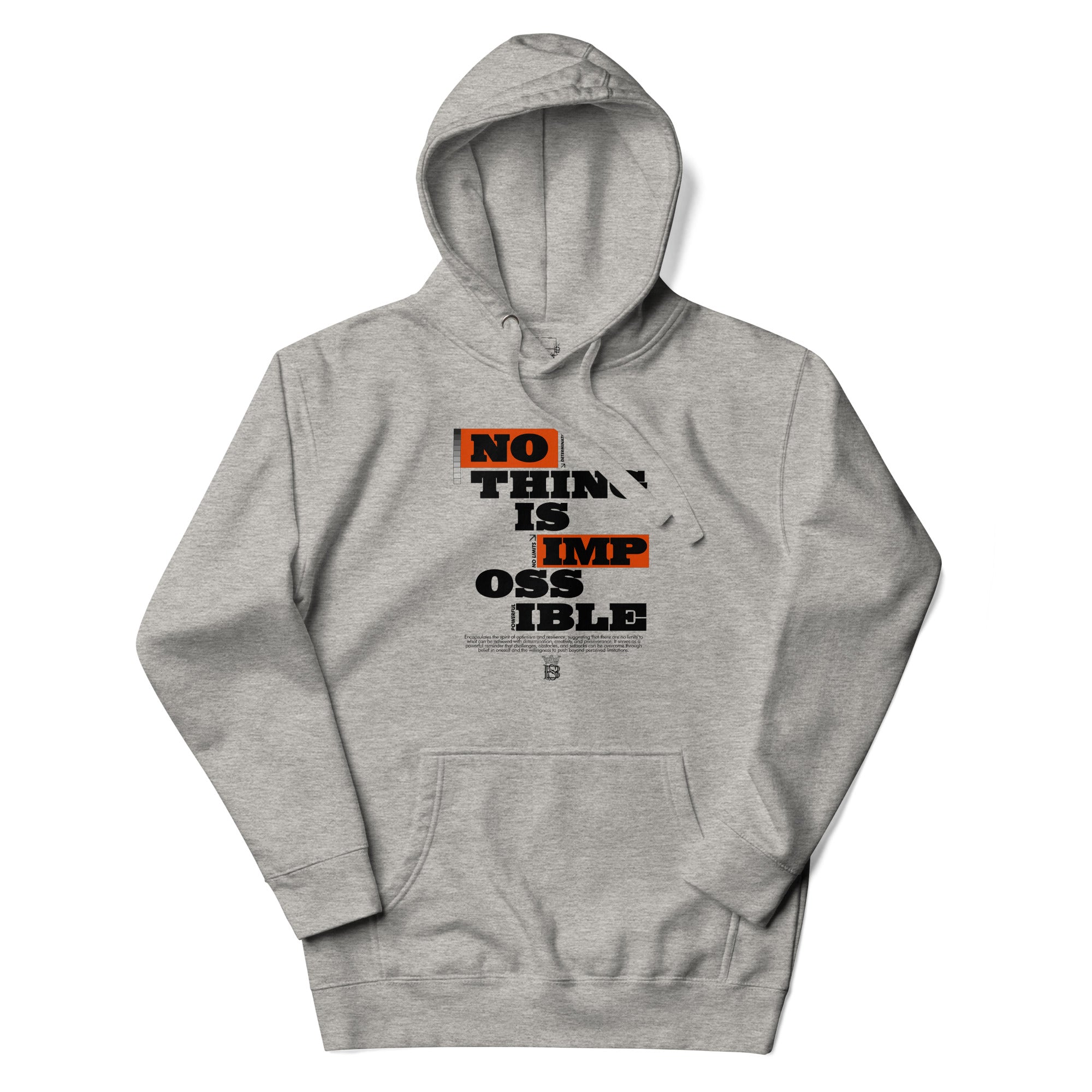 Men's Slogan Graphic Print Hoodie