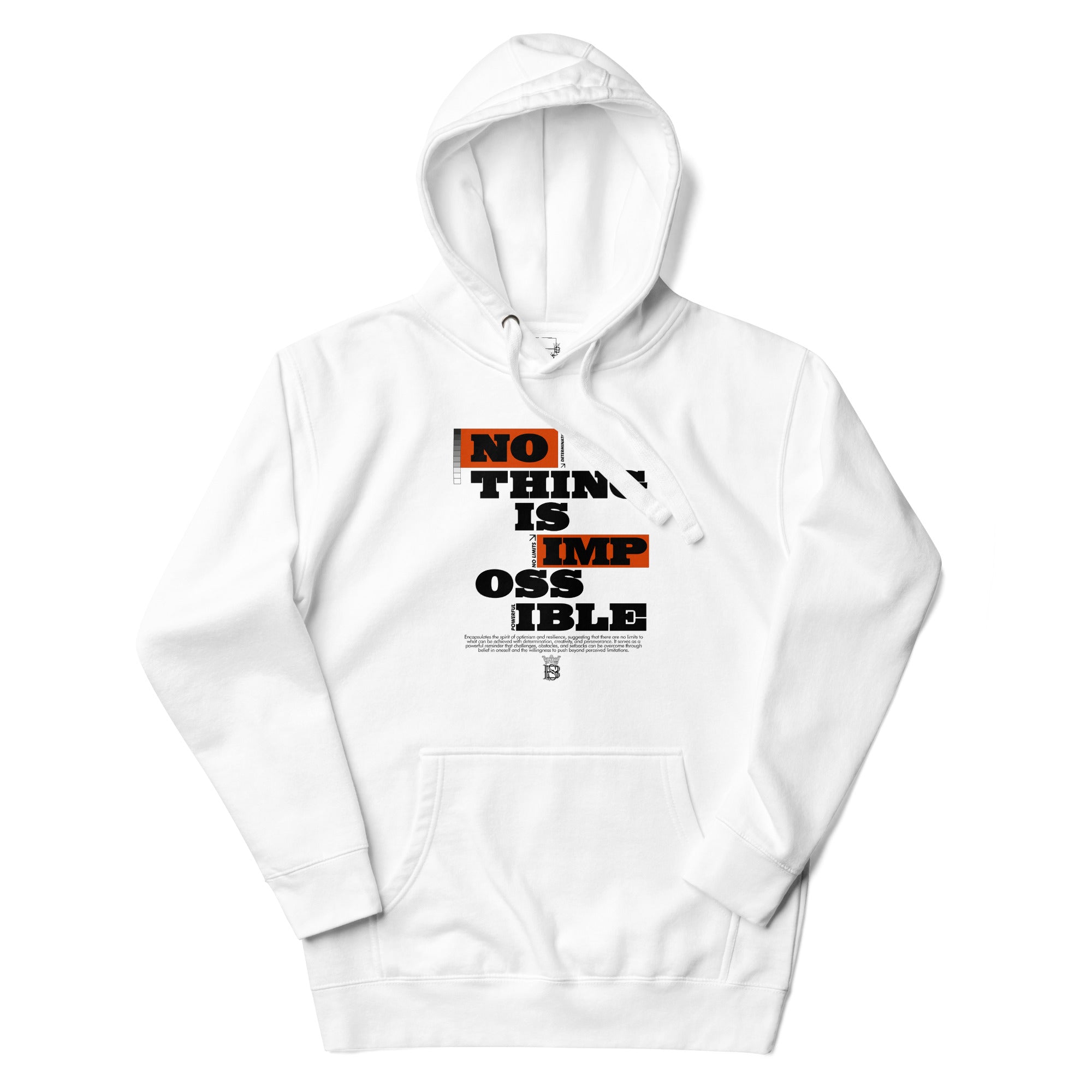 Men's Slogan Graphic Print Hoodie