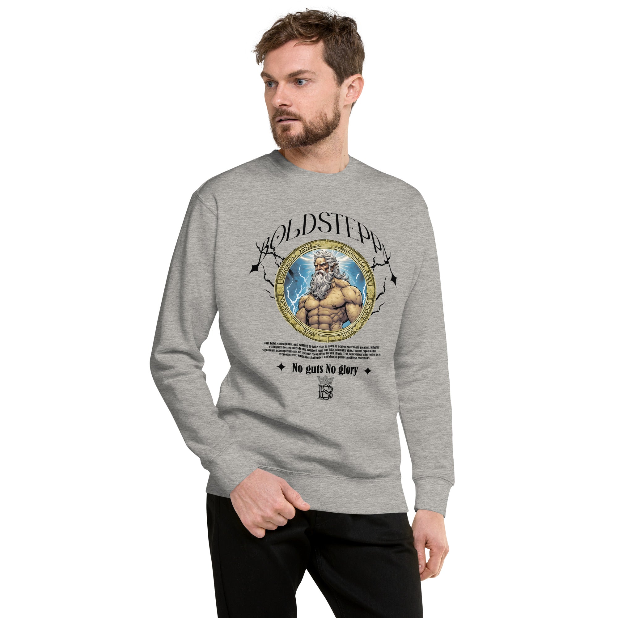 Men's Graphic Print Premium Sweatshirt