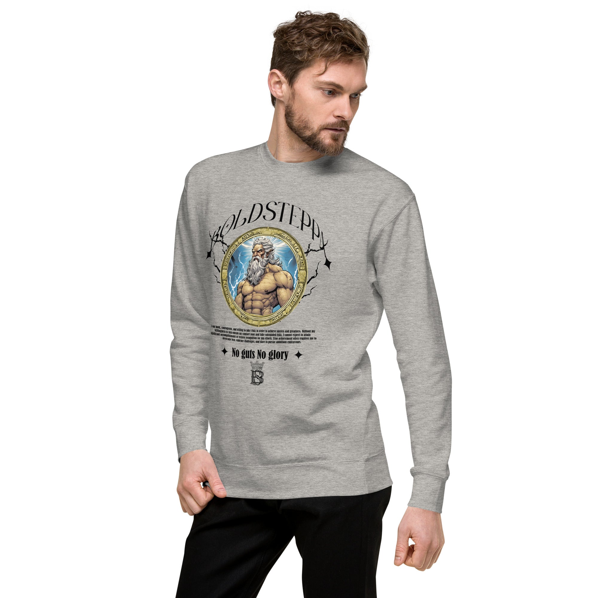 Men's Graphic Print Premium Sweatshirt