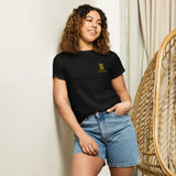 Women’s Embroidered High-waisted T-shirt