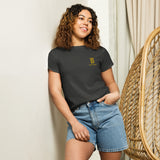 Women’s Embroidered High-waisted T-shirt